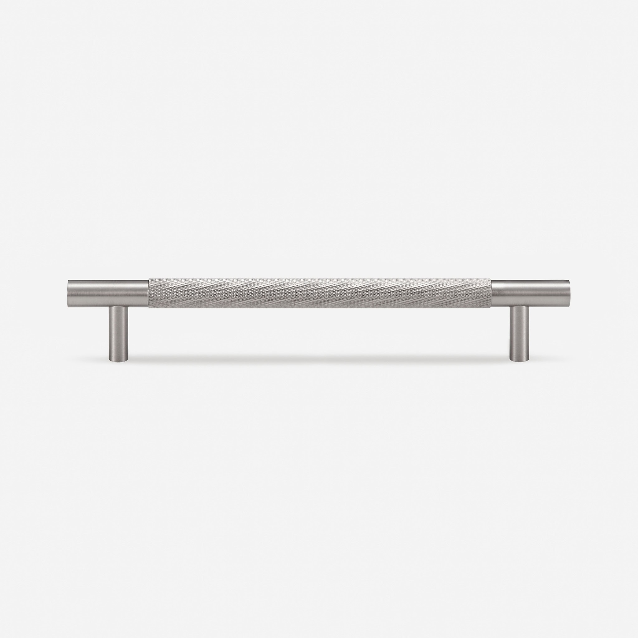 Ekati - Knurled Brushed Nickel Brass Handle - Architectural Hardware - Knurled Brushed Nickel Brass