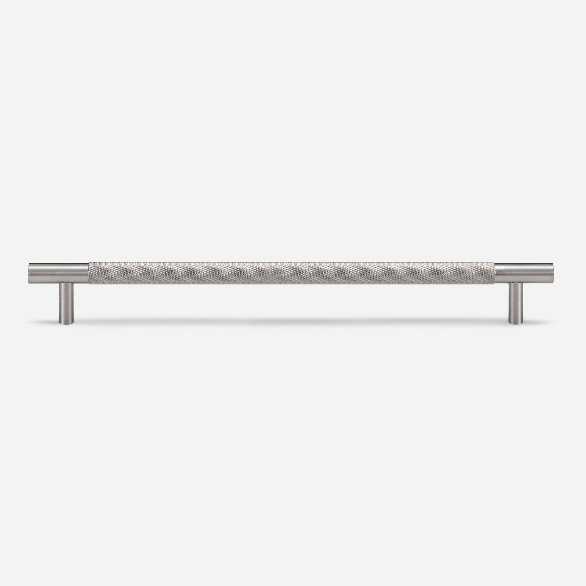 Ekati - Knurled Brushed Nickel Brass Handle - Architectural Hardware - Knurled Brushed Nickel Brass
