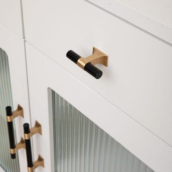 Seville - Matte Black/Brass Pull - Matte Black/Brass Pull