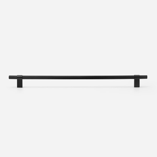 Oslo - Matte Black Brass Knurled Handle - Matte Black Brass