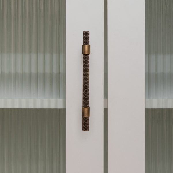 Oslo - Antique Bronze Brass Knurled Handle - Antique Bronze Brass