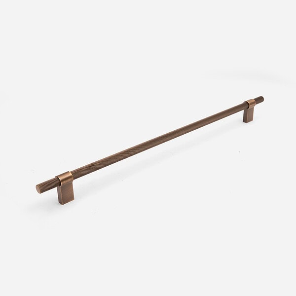 Oslo - Antique Bronze Brass Knurled Handle - Antique Bronze Brass