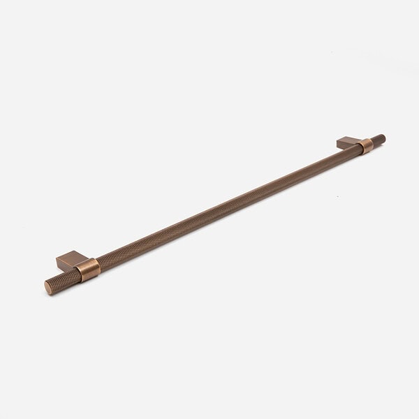 Oslo - Antique Bronze Brass Knurled Handle - Antique Bronze Brass