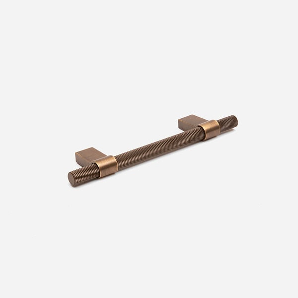 Oslo - Antique Bronze Brass Knurled Handle - Antique Bronze Brass