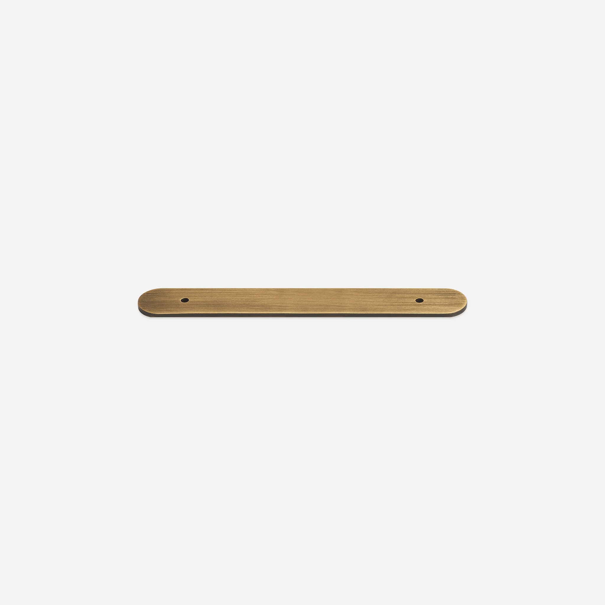 Curved Brushed Brass Backplate - 148mm