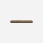 Curved Brushed Brass Backplate - 148mm