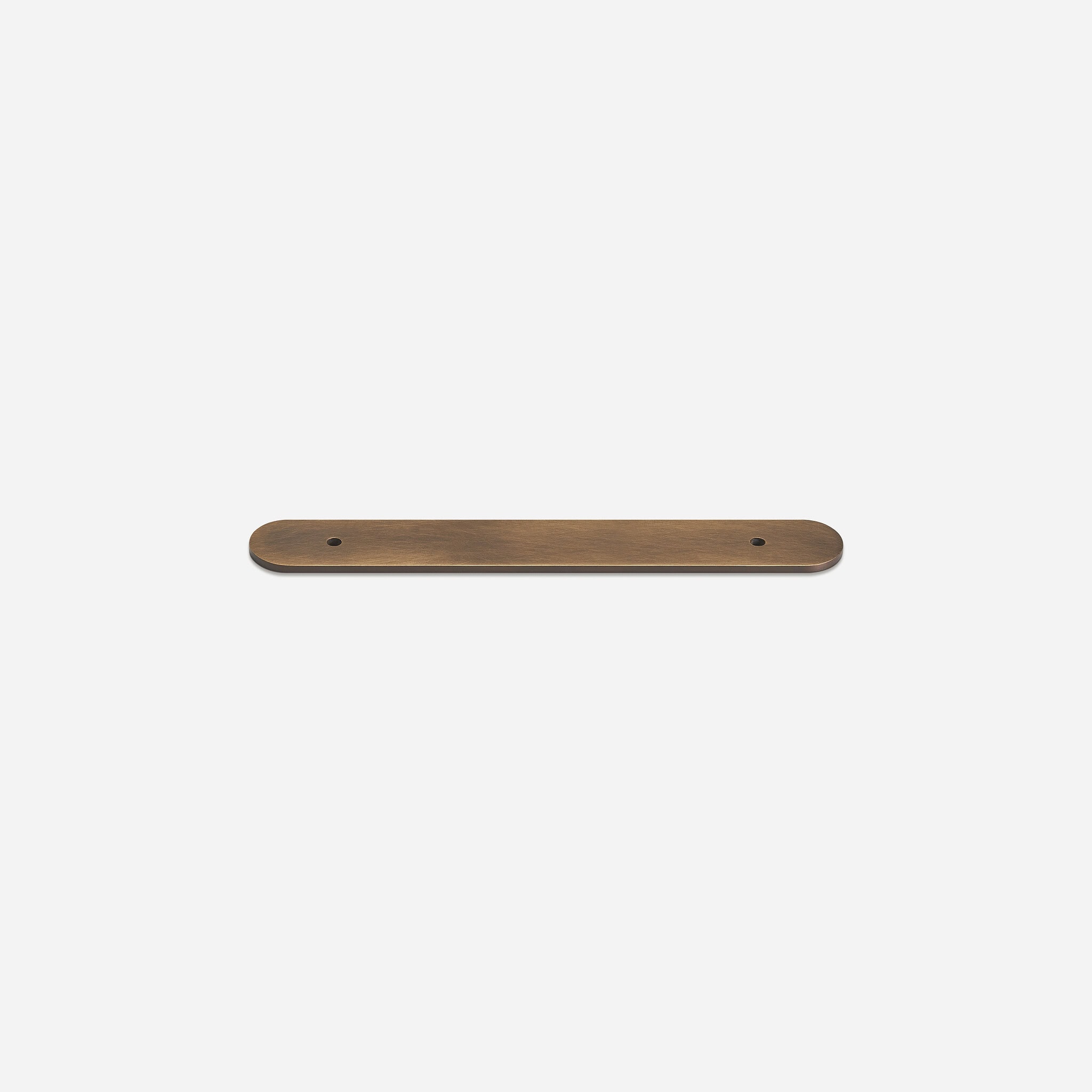 Curved Brushed Brass Backplate - 148mm