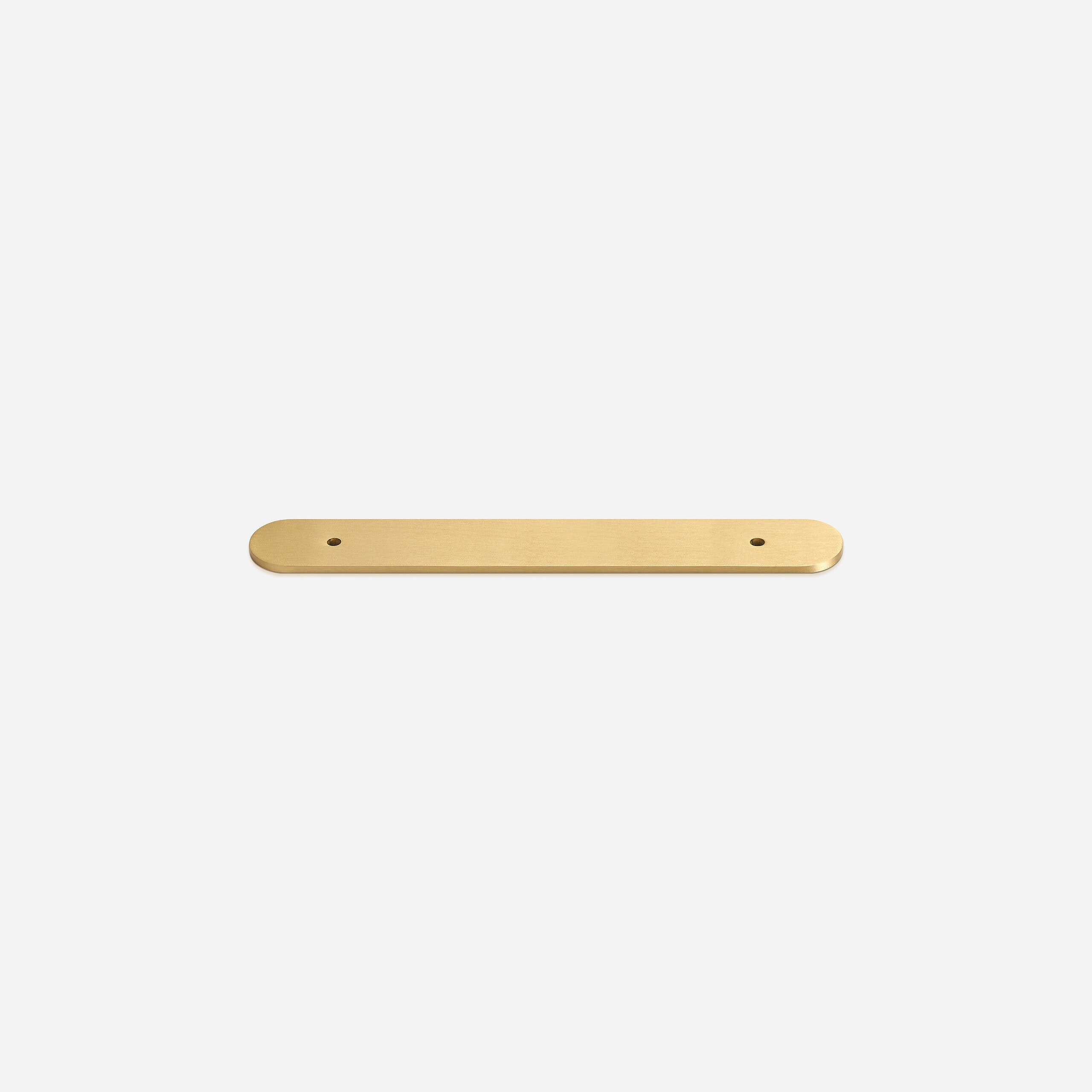 R-BB-12818025 Curved Brushed Brass Backplate - 148mm