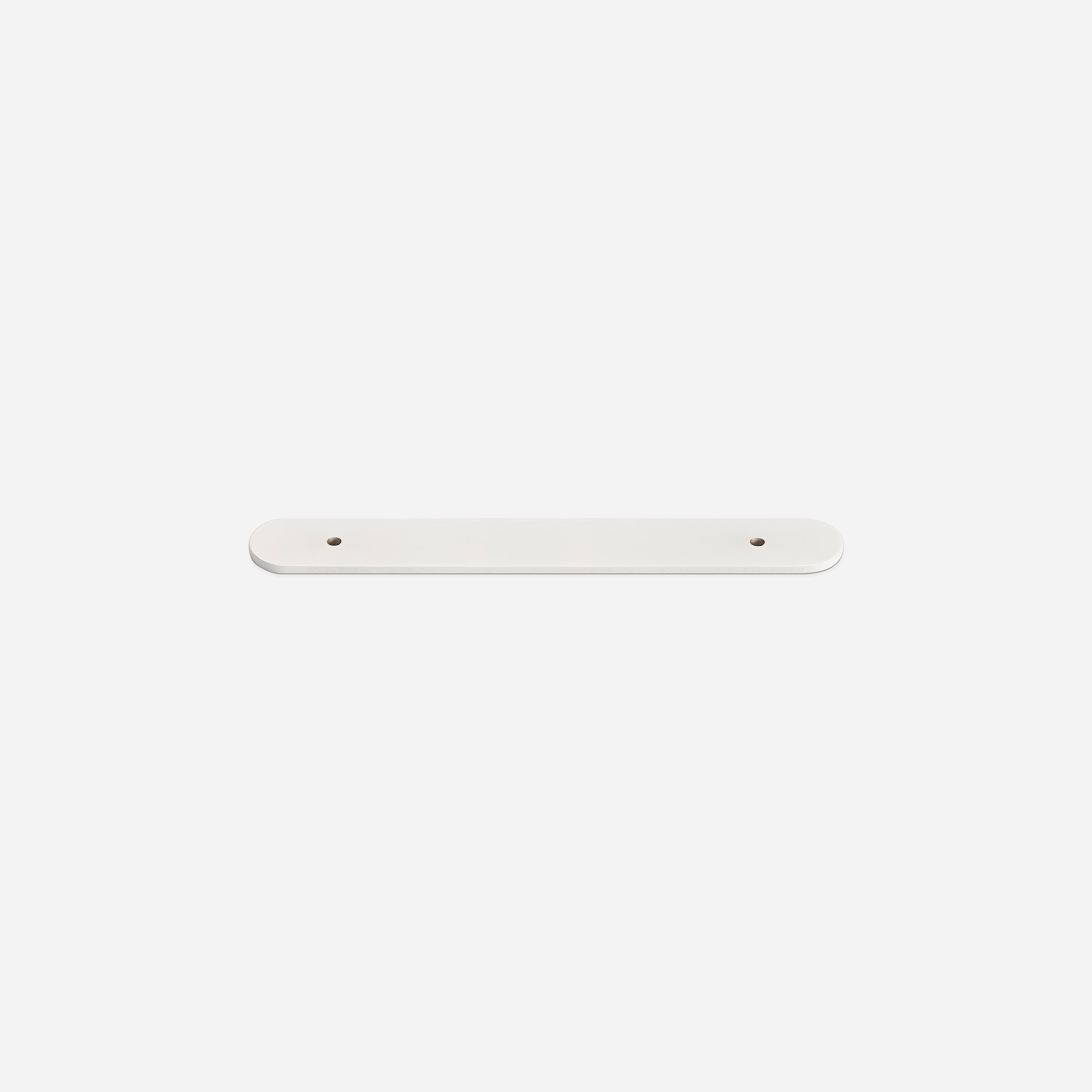 Curved Brushed Brass Backplate - 148mm