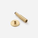 Athens - Brushed Nickel Brass Door Stop - Architectural Hardware - Brushed Nickel Brass Door Stop