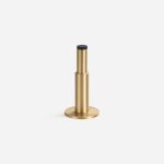 Athens - Brushed Nickel Brass Door Stop - Architectural Hardware - Brushed Nickel Brass Door Stop