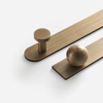 Rectangle Brushed Brass Backplate - Architectural Hardware - Backplate