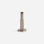 Delphi - Knurled Brushed Nickel Brass Door Stop - Architectural Hardware - Knurled Brushed Nickel Brass Door Stop