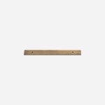Rectangle Brushed Brass Backplate - Architectural Hardware - Backplate
