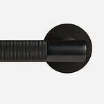 Bradford - Matte Black Brass Lever Handle - Architectural Hardware - Matte Black Brass Lever Handle