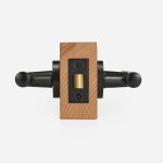 Bradford - Matte Black Brass Lever Handle - Architectural Hardware - Matte Black Brass Lever Handle