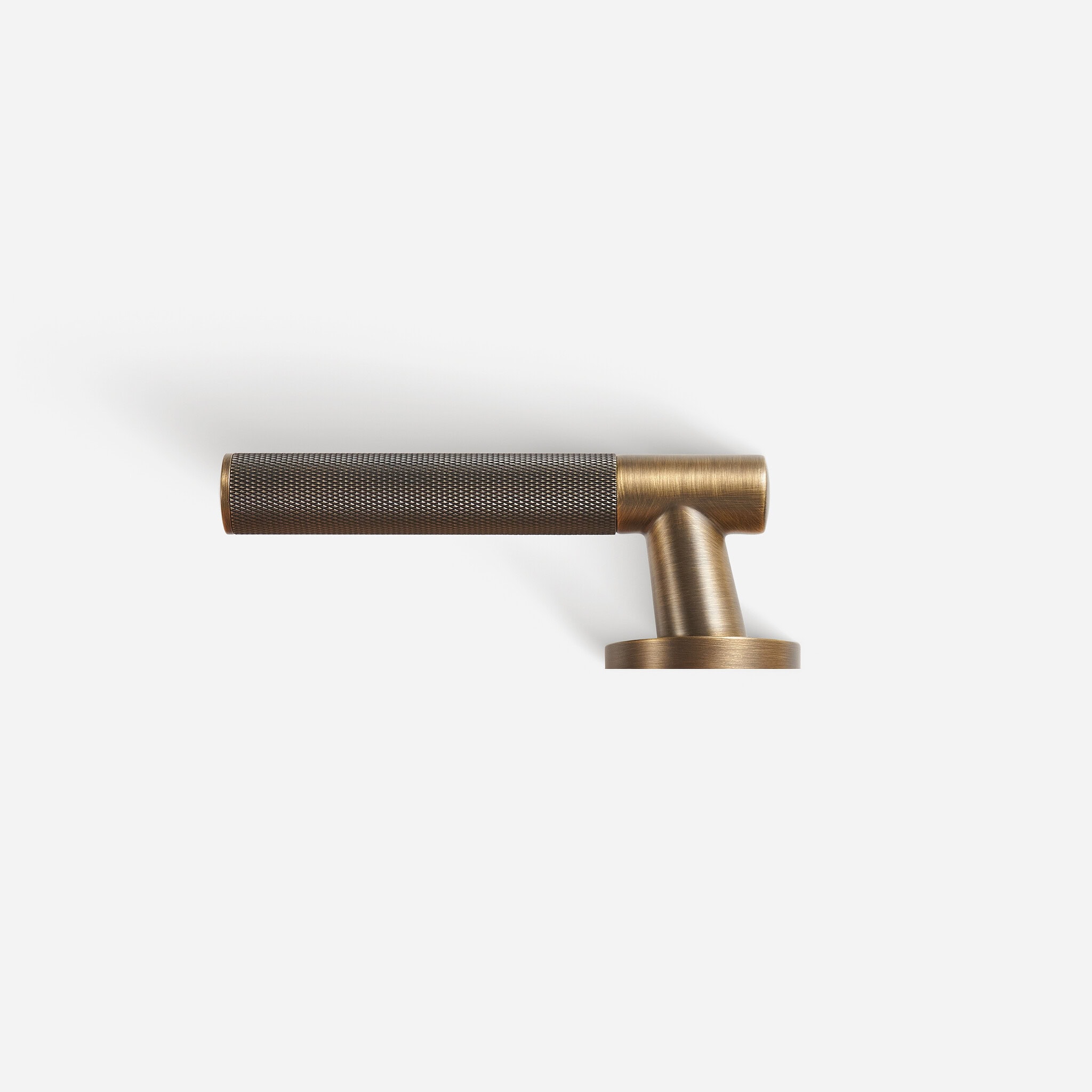 Bradford - Matte Black Brass Lever Handle - Architectural Hardware - Matte Black Brass Lever Handle