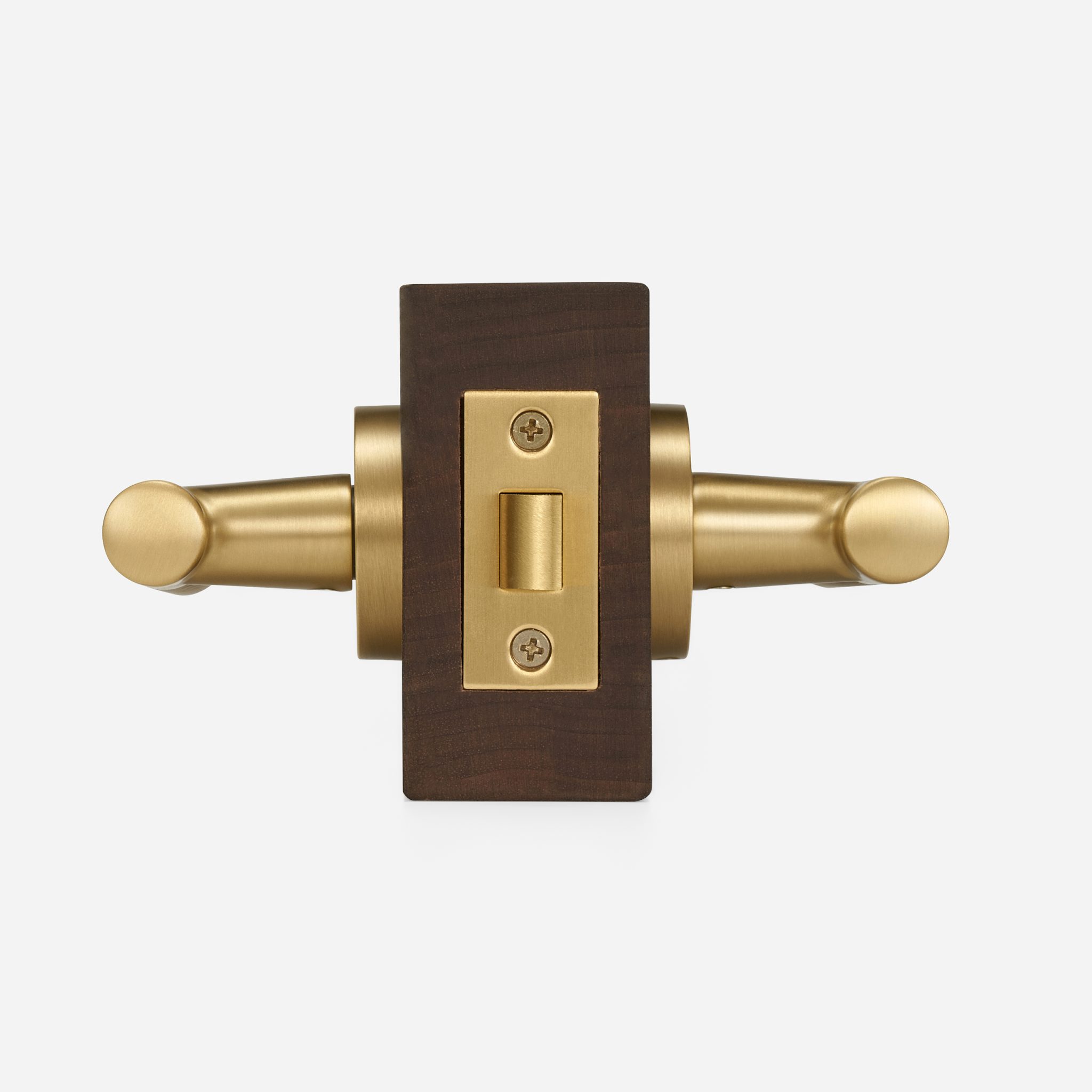 Bradford - Matte Black Brass Lever Handle - Architectural Hardware - Matte Black Brass Lever Handle