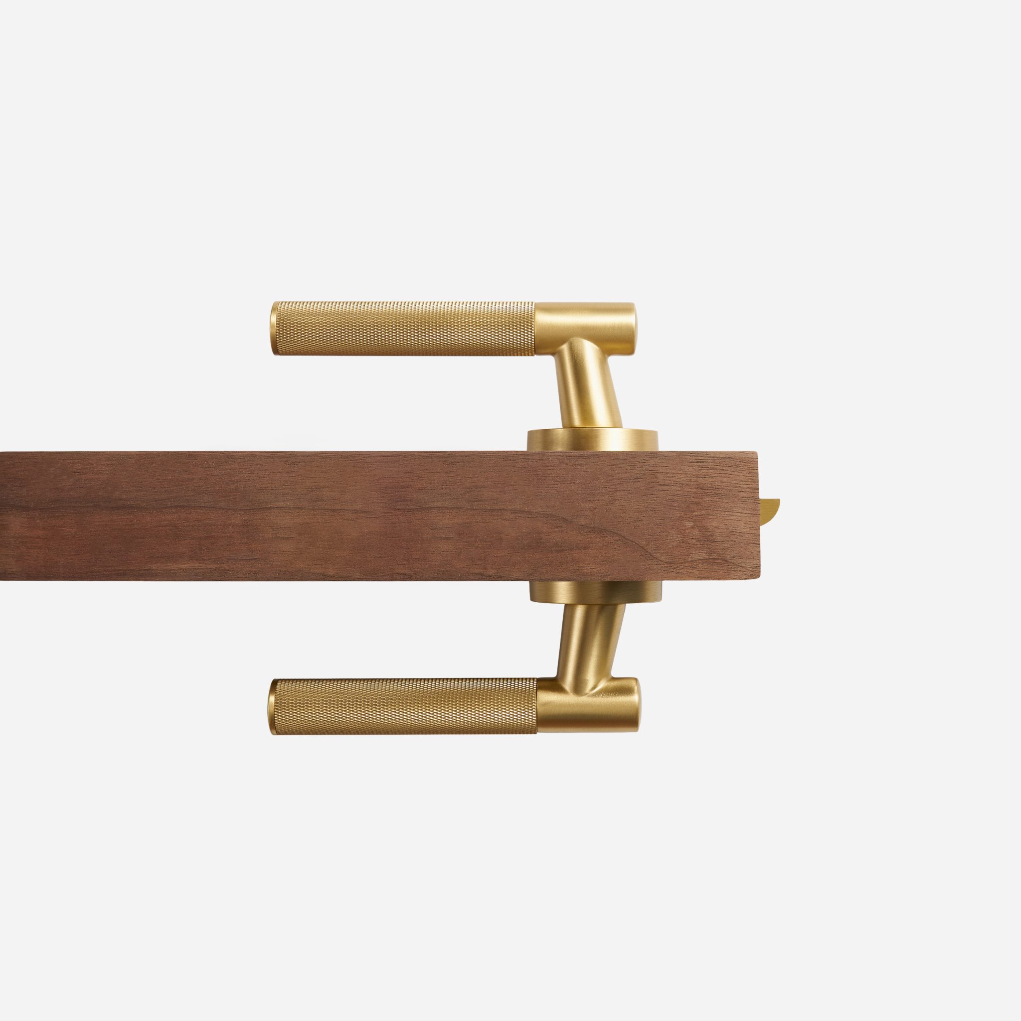 Bradford - Matte Black Brass Lever Handle - Architectural Hardware - Matte Black Brass Lever Handle