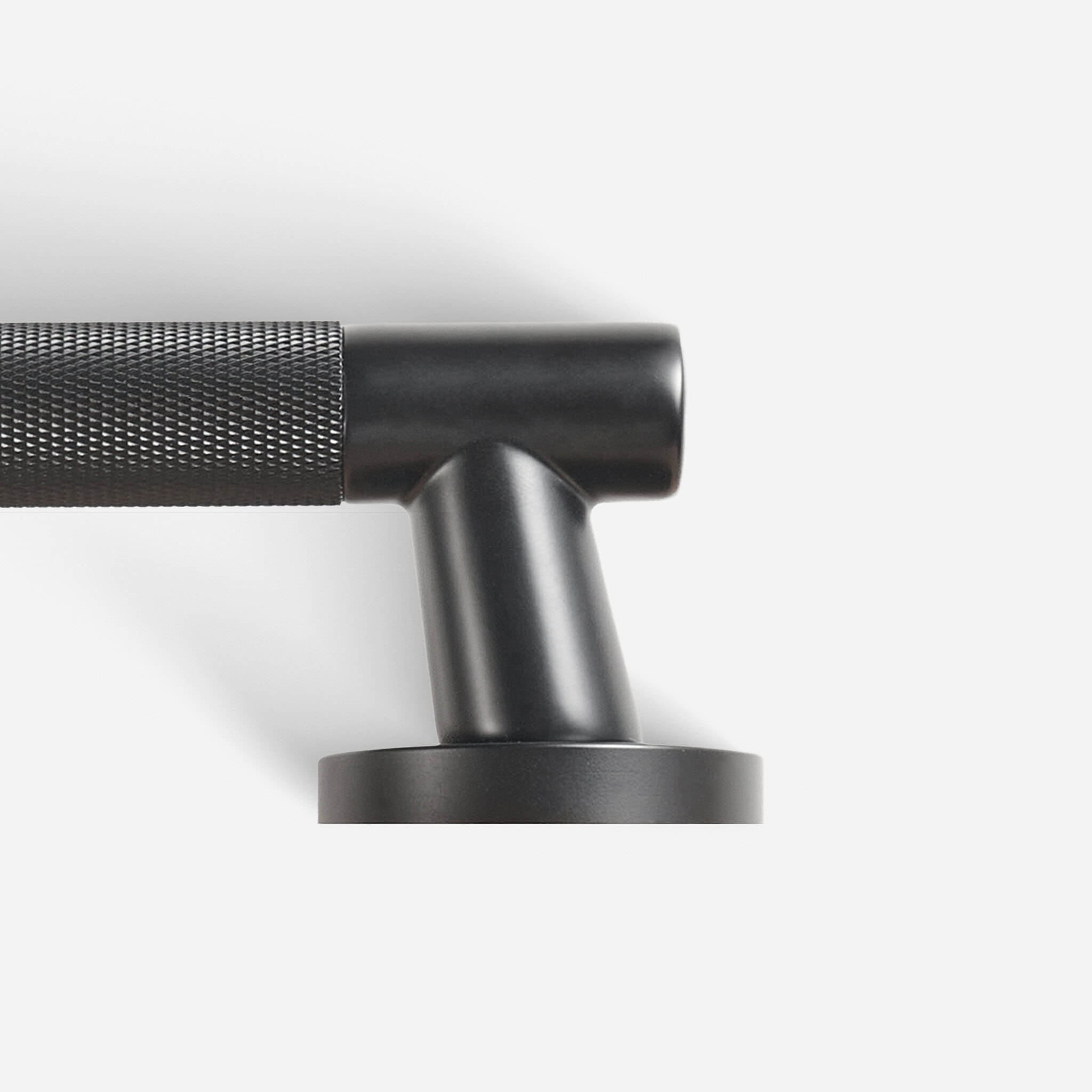 Bradford - Matte Black Brass Lever Handle - Architectural Hardware - Matte Black Brass Lever Handle