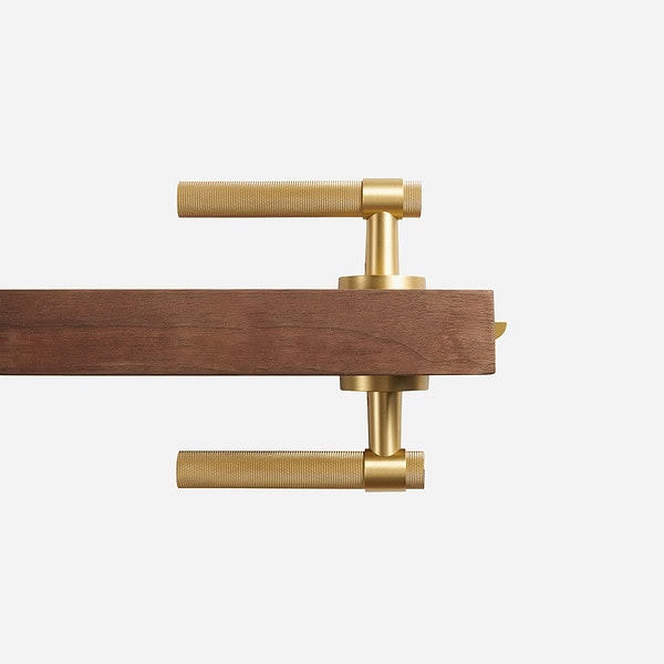 Essen - Matte Brass Lever Handle - Architectural Hardware - Matte Brass Lever Handle