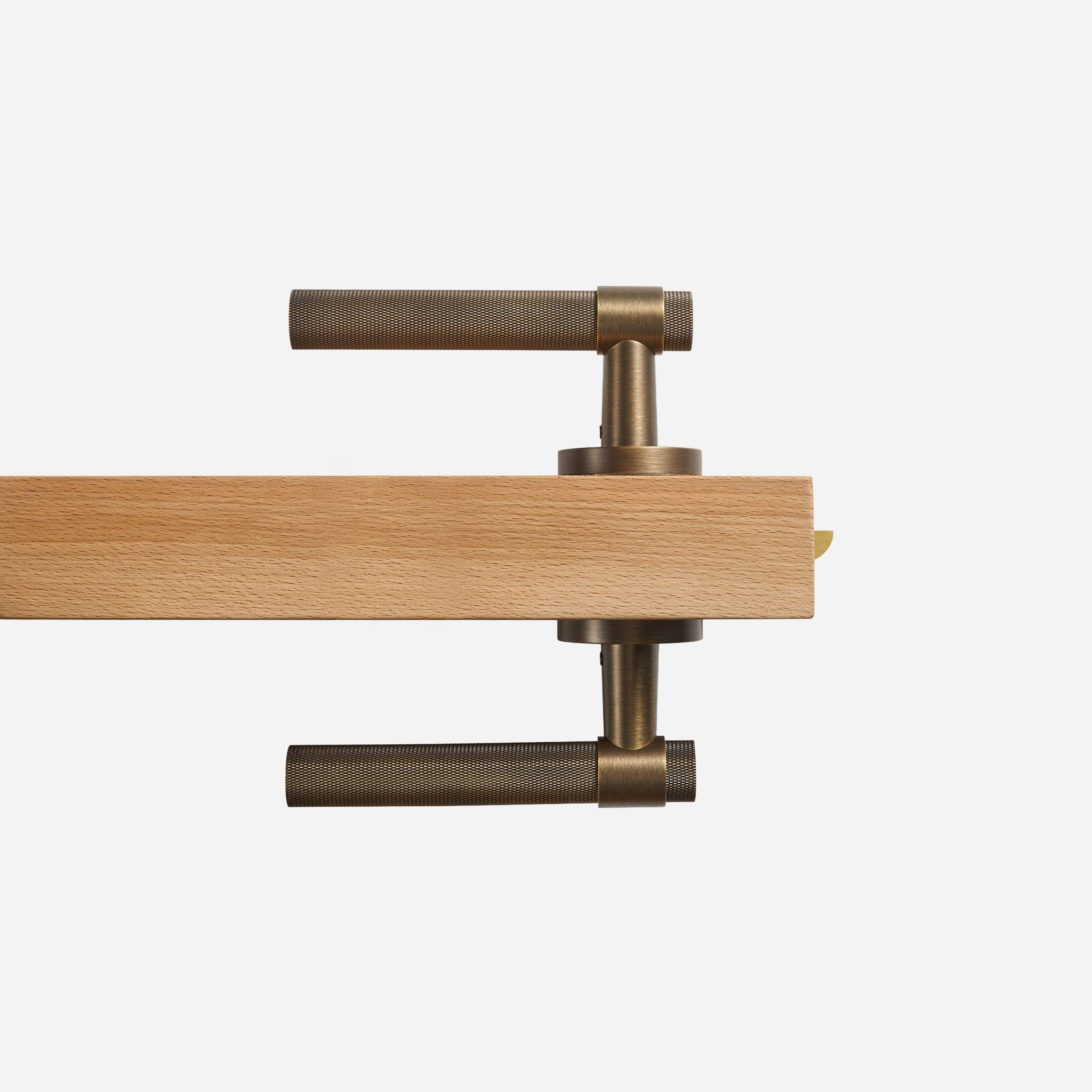 Essen - Matte Brass Lever Handle - Architectural Hardware - Matte Brass Lever Handle