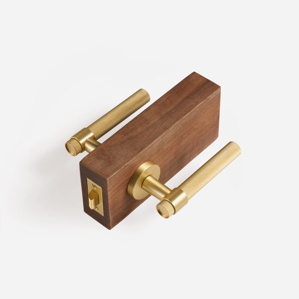 Essen - Matte Brass Lever Handle - Architectural Hardware - Matte Brass Lever Handle
