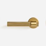 Essen - Matte Brass Lever Handle - Architectural Hardware - Matte Brass Lever Handle