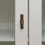 Midas - Matte Black Brass Linear Knurled Handle - 163mm