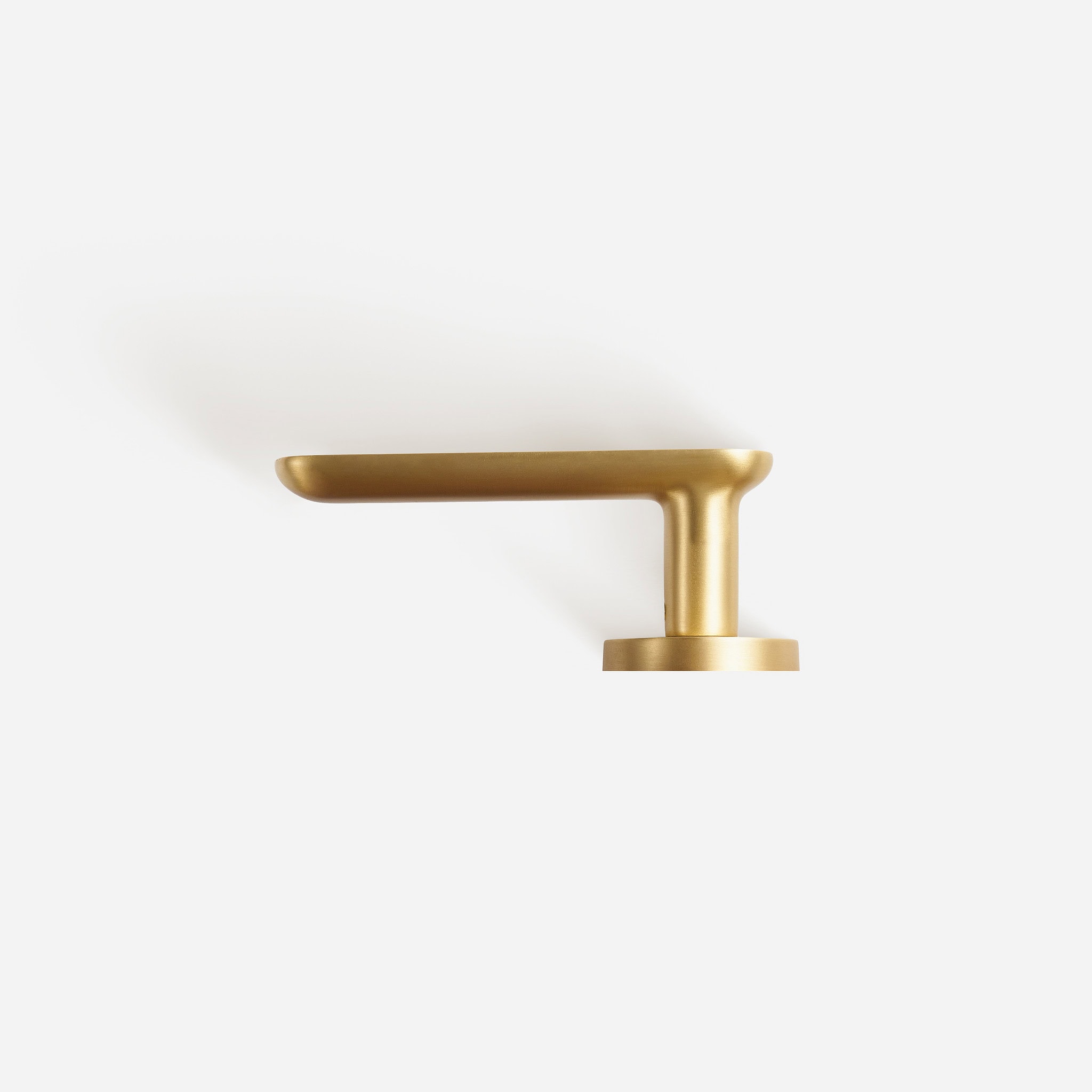 Munich - Matte Black Brass Lever Handle - Architectural Hardware - Matte Black Brass Lever Handle