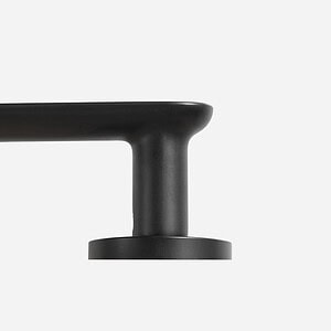 Munich - Matte Black Brass Lever Handle - Architectural Hardware - Matte Black Brass Lever Handle