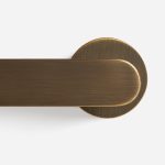 Munich - Matte Black Brass Lever Handle - Architectural Hardware - Matte Black Brass Lever Handle