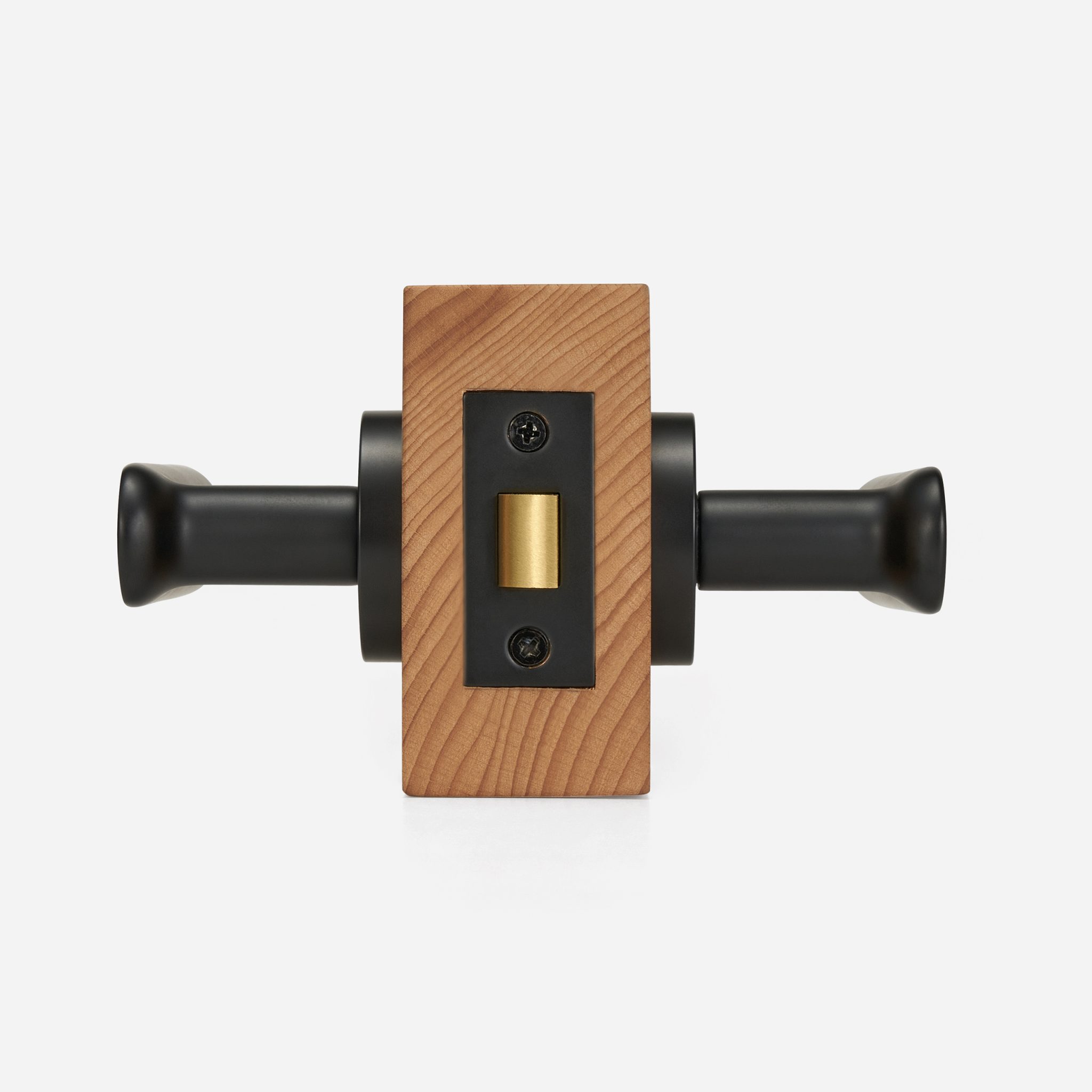 Munich - Matte Black Brass Lever Handle - Architectural Hardware - Matte Black Brass Lever Handle