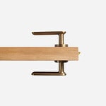 Munich - Matte Black Brass Lever Handle - Architectural Hardware - Matte Black Brass Lever Handle