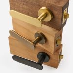 Munich - Matte Black Brass Lever Handle - Architectural Hardware - Matte Black Brass Lever Handle