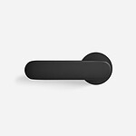 Munich - Matte Black Brass Lever Handle - Architectural Hardware - Matte Black Brass Lever Handle
