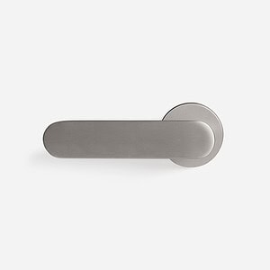 Munich - Matte Black Brass Lever Handle - Architectural Hardware - Matte Black Brass Lever Handle