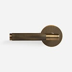 Sheffield - Matte Brass Lever Handle - Architectural Hardware - Matte Black Brass Lever Handle