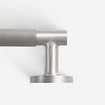 Sheffield - Matte Brass Lever Handle - Architectural Hardware - Matte Black Brass Lever Handle