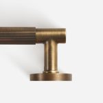 Sheffield - Matte Brass Lever Handle - Architectural Hardware - Matte Black Brass Lever Handle