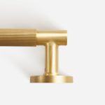 Sheffield - Matte Brass Lever Handle - Architectural Hardware - Matte Black Brass Lever Handle