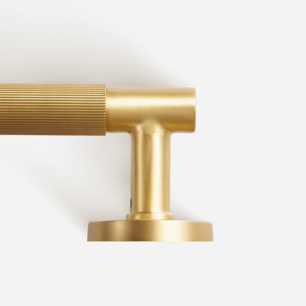 Sheffield - Matte Brass Lever Handle - Architectural Hardware - Matte Black Brass Lever Handle