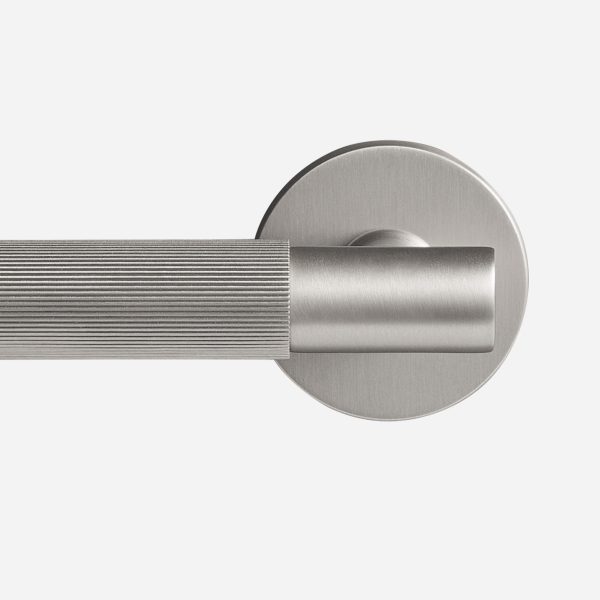 Sheffield - Matte Brass Lever Handle - Architectural Hardware - Matte Black Brass Lever Handle