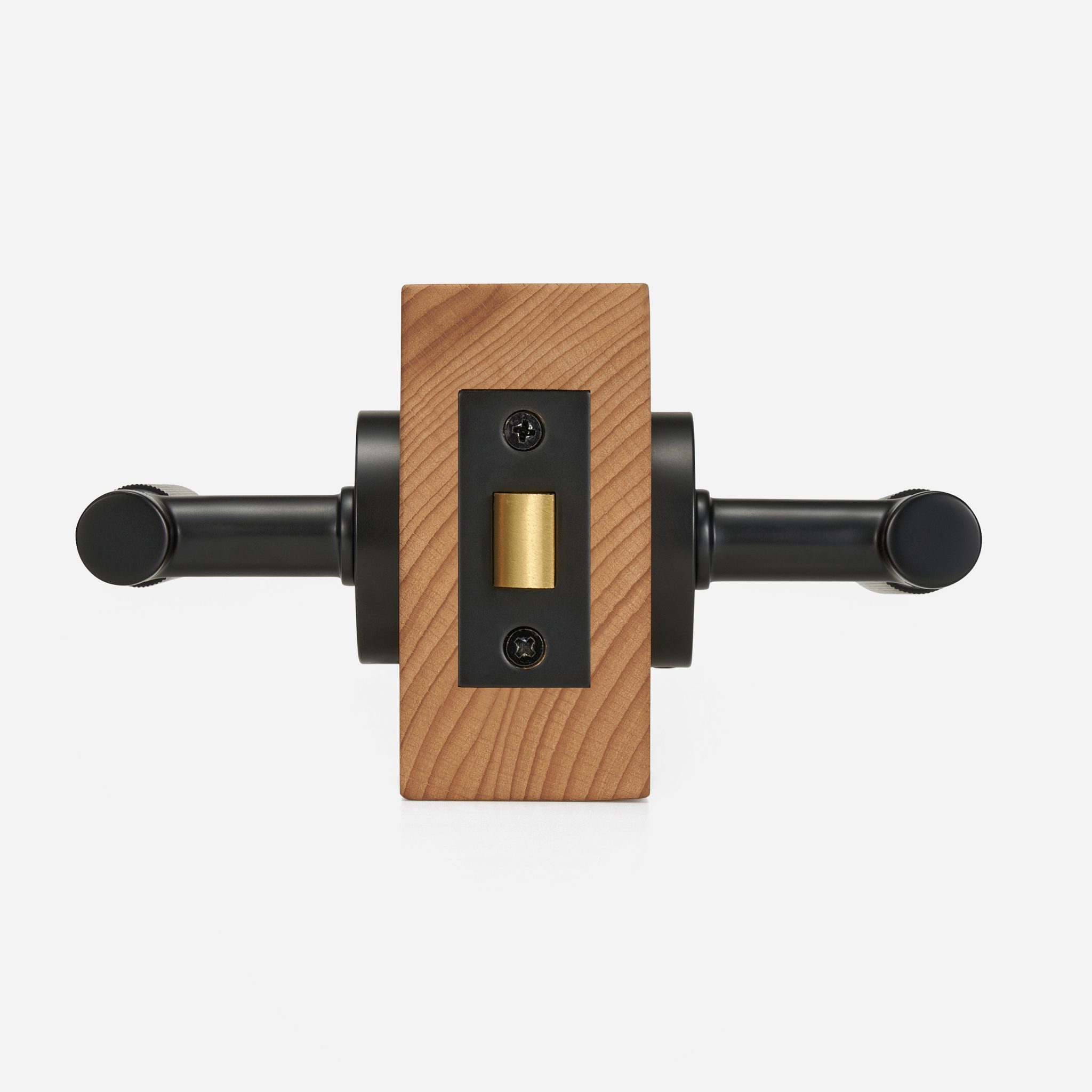 Sheffield - Matte Brass Lever Handle - Architectural Hardware - Matte Black Brass Lever Handle
