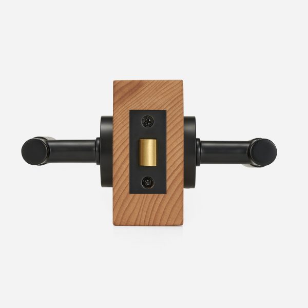 Sheffield - Matte Brass Lever Handle - Architectural Hardware - Matte Black Brass Lever Handle