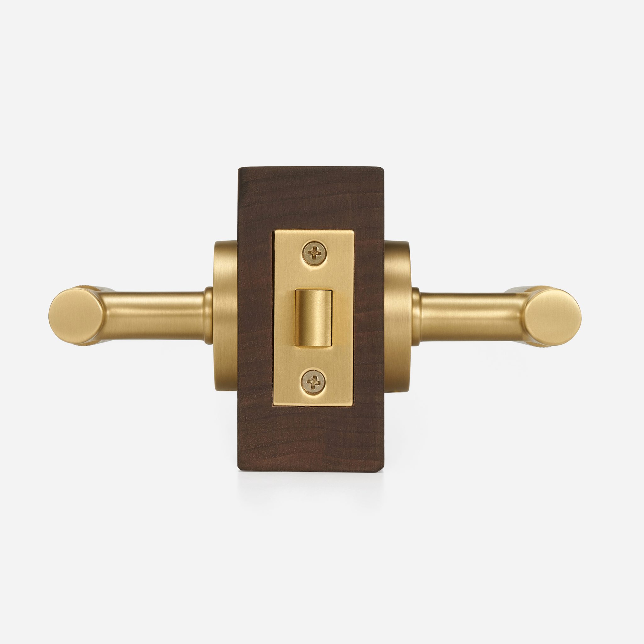 Sheffield - Matte Brass Lever Handle - Architectural Hardware - Matte Black Brass Lever Handle
