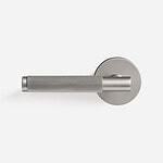 Sheffield - Matte Brass Lever Handle - Architectural Hardware - Matte Black Brass Lever Handle