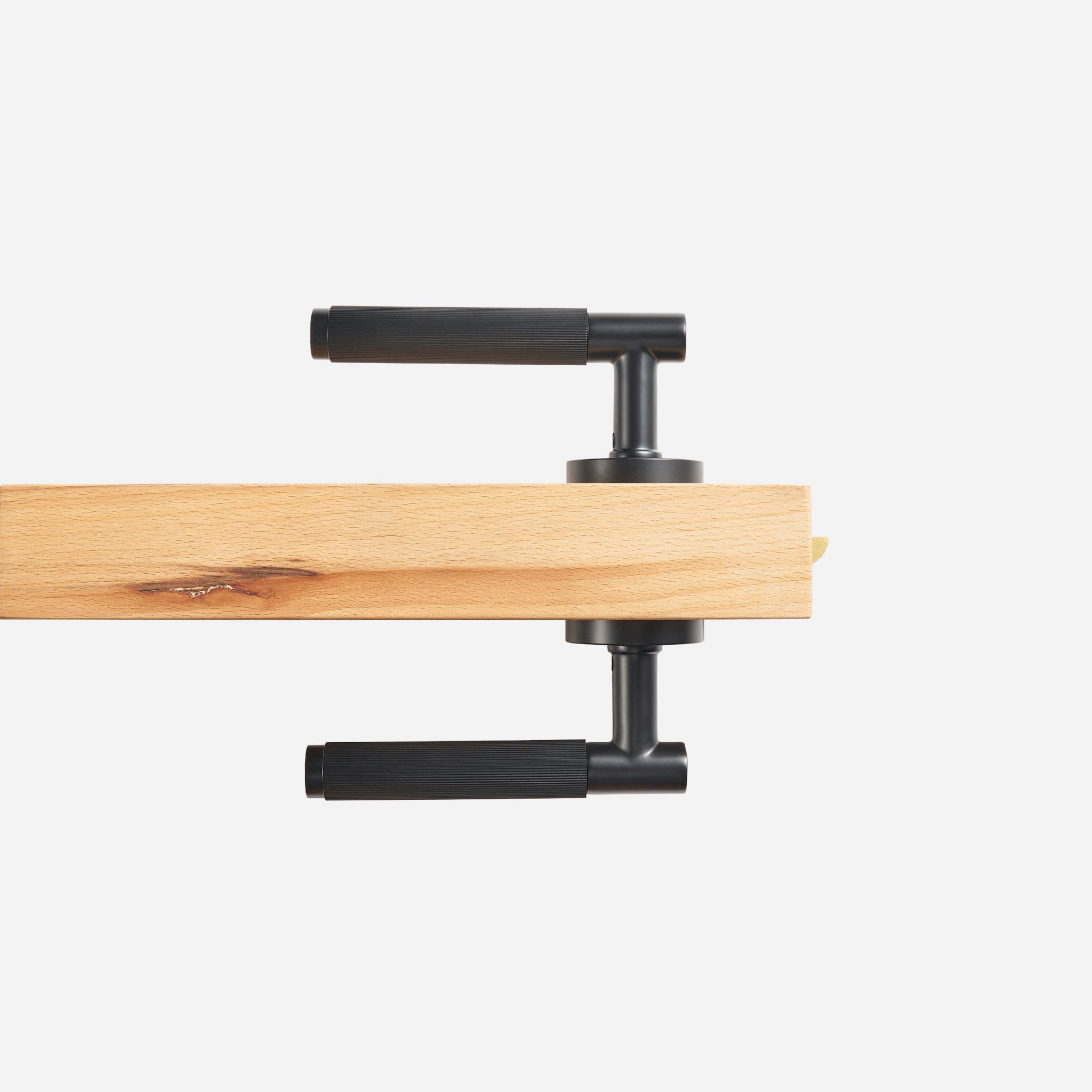 Sheffield - Matte Brass Lever Handle - Architectural Hardware - Matte Black Brass Lever Handle