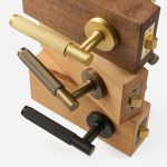 Sheffield - Matte Brass Lever Handle - Architectural Hardware - Matte Black Brass Lever Handle