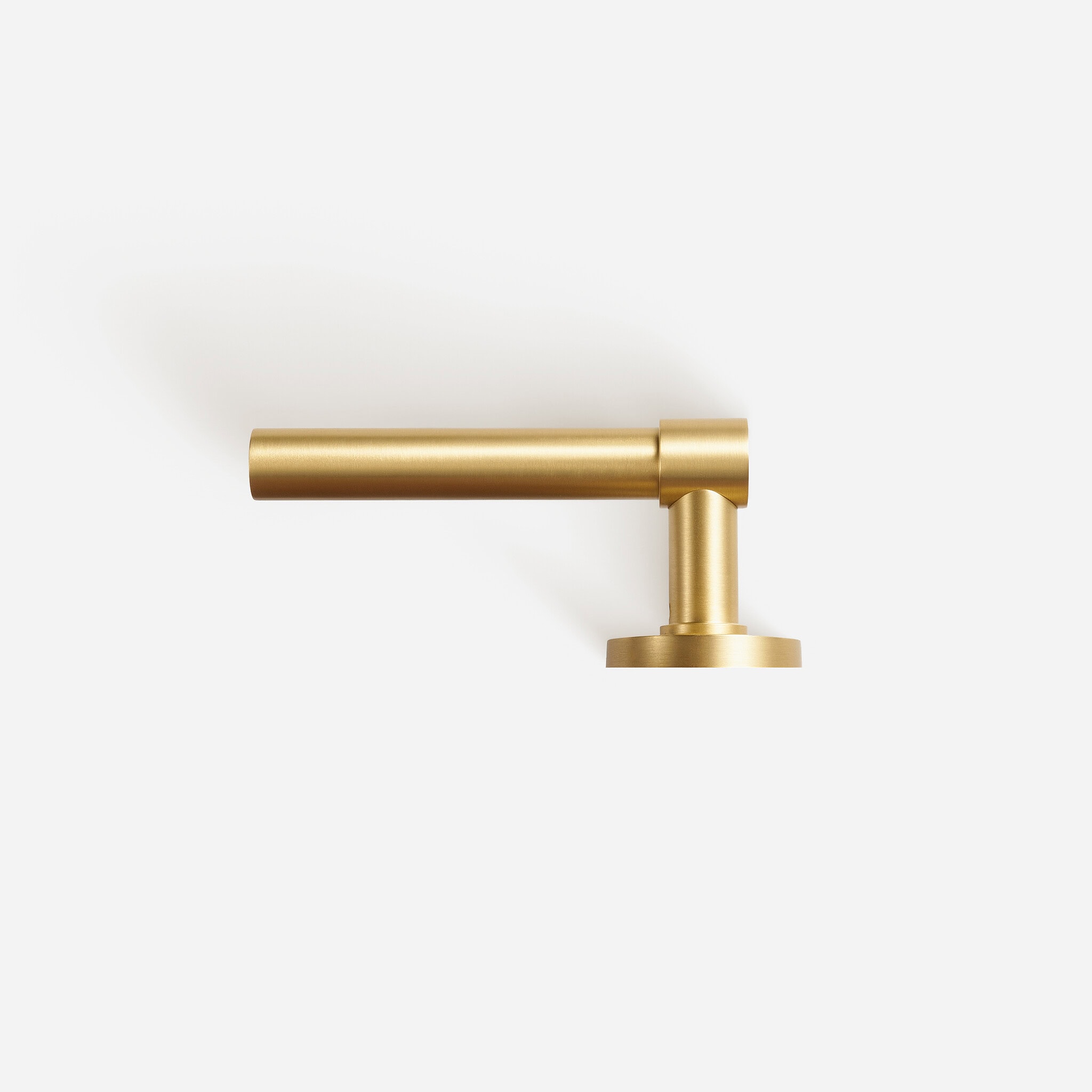 Brescia - Matte Black Brass Lever Handle - Architectural Hardware - Matte Black Brass Lever Handle